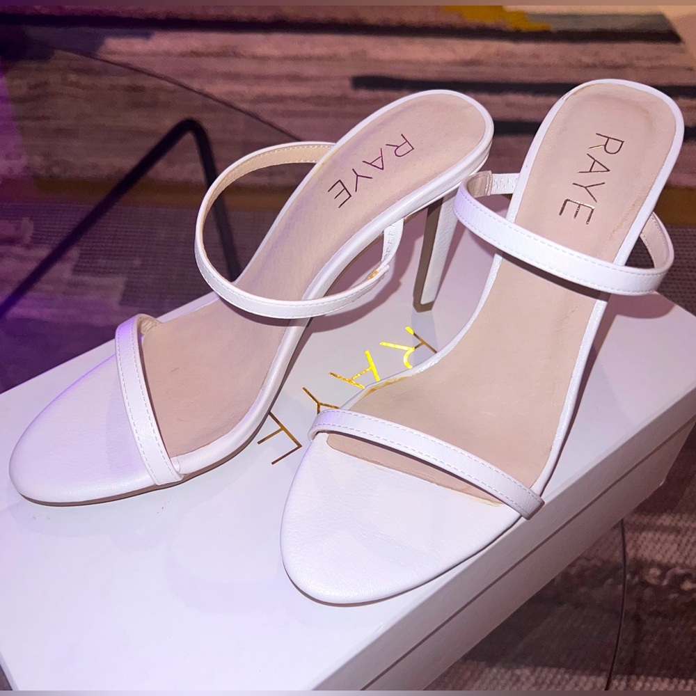 RAYE - Nina Heel, WHITE, SIZE 7